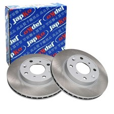 2x JAPKO BREMSSCHEIBEN 240mm BELÜFTET VORNE passend für HONDA CIVIC | 60499C