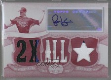 2009 Triple Threads White Whale Printing Plate Magenta 1/1 Scott Kazmir Auto 0b2
