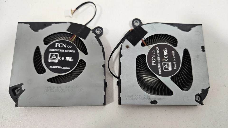 USED Original CPU GPU Cooling Fans For ACER Nitro 5 AN517-52 - Image 2 of 2