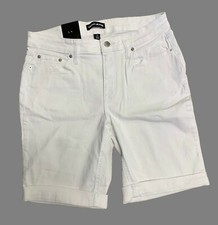 DKNY Jeans Ladies' Bermuda Shorts White
