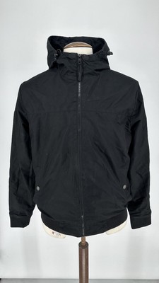 Threadbare Men s Black Hooded Jacket Size M 23  PTP