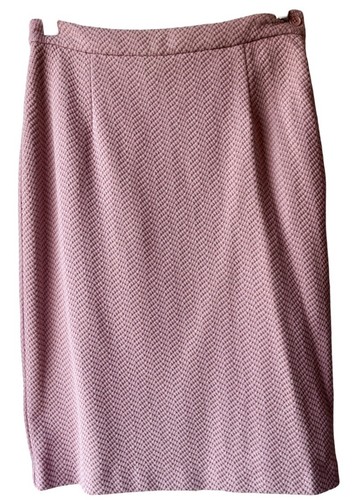 Vintage Joan Rivers 2 Piece Jacket Skirt Suit Womens Extra Small Bubble Gum Pink - Picture 12 of 18