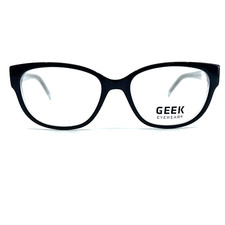 Geek Eyewear Starfire Eyeglasses Acetate Black Grey Square frames 51-17 140 mm