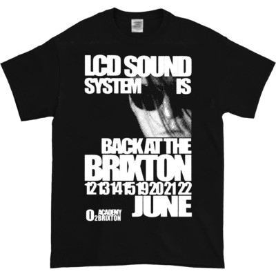 LCD Soundsystem ツアー2010 Tシャツ ブラック LCD Soundsystem Disco ball 'All My Friends' Black All Size T