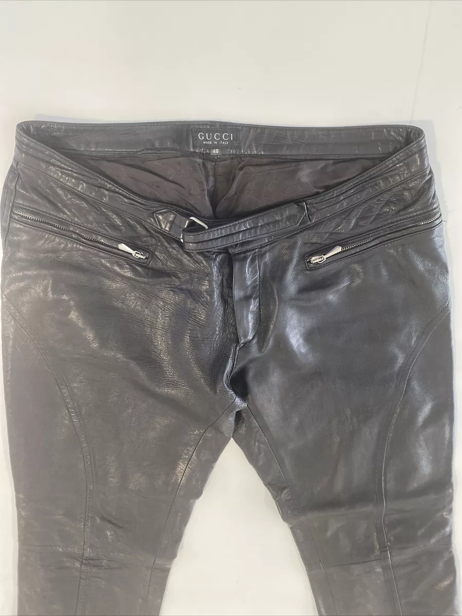 Gucci hotsell leather pants