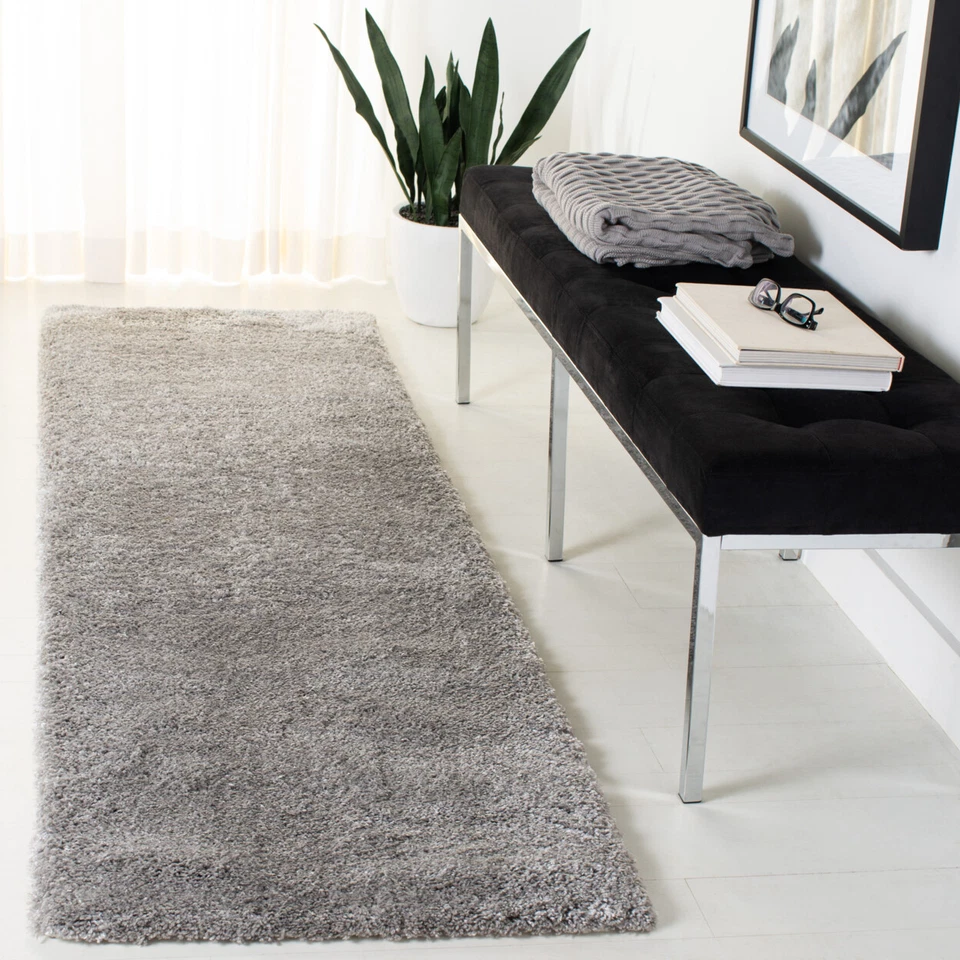SAFAVIEH Colorado Shag Collection CSG785B Light Grey Rug - Image 3 of 4