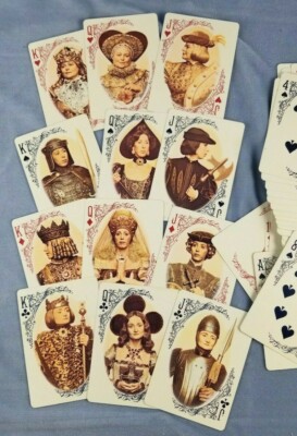VIRGINIA SLIMS Playing Cards Female Face Cards Philip Morris Missing Jokers 1985