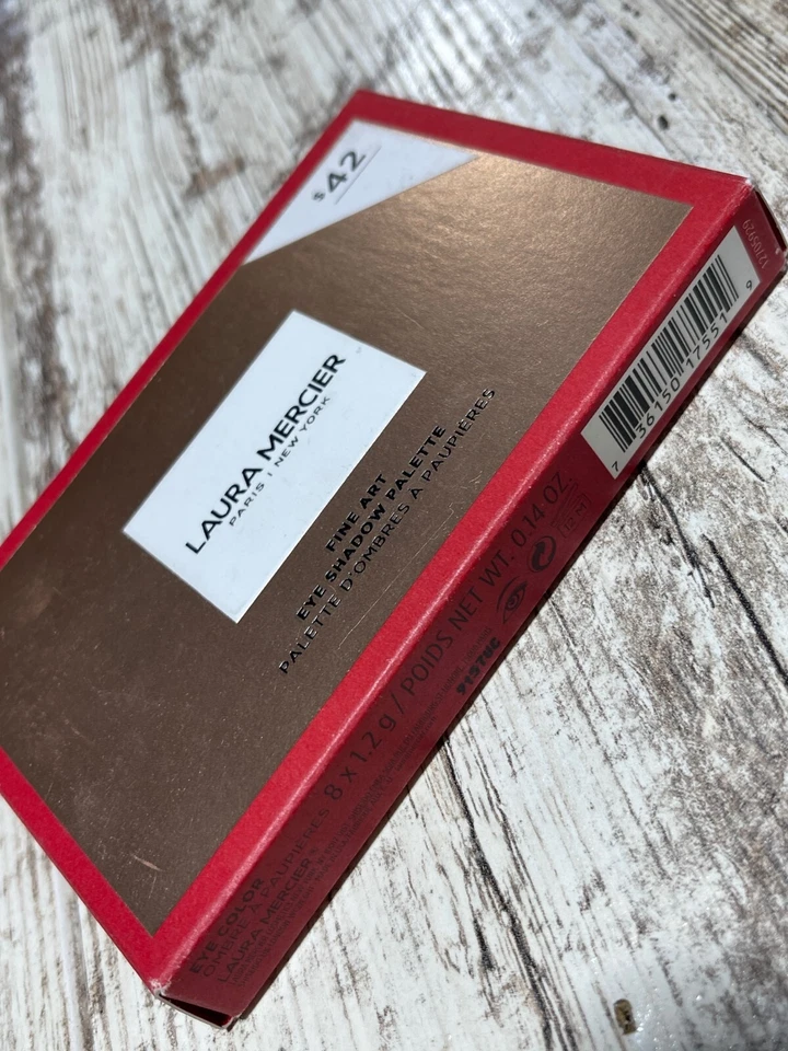 LAURA MERCIER Fine Art Eye Shadow Palette 8 Shades Full Size 8 x 1.2g New In Box - Image 2 of 4