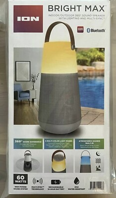 ION Bright Max (wasserfester 360° Bluetooth Lautsprecher)