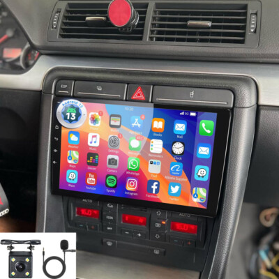 1+32GB Android 13 Autoradio GPS Navi Wifi BT + CAM Für Audi A3 S3 RS3 2008-2012
