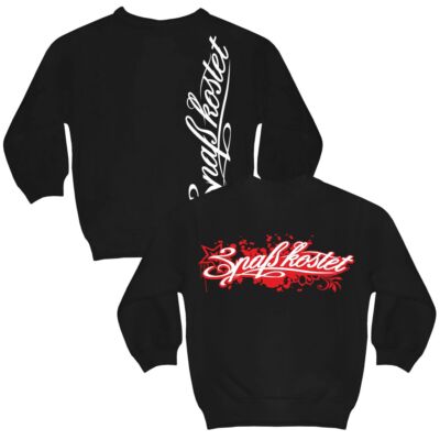 Jungen Pullover Sweatshirt Marke Spass kostet RED WHITE Motiv Jungs Hip Hop