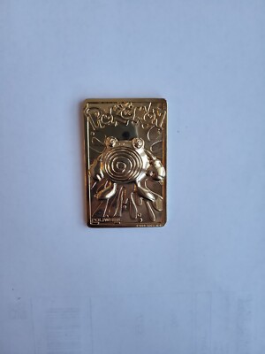 1999 Nintendo Pokemon 32k Gold Plated POLIWHIRL Card | eBay