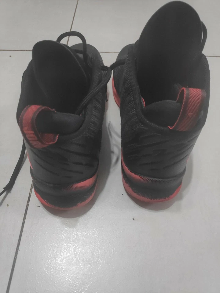 Nike Jordan Super Fly 5 Hombres Rojo Negro Infrarrojo Criado 844677-003 Talla 9 muy raro Foto 3 de 4