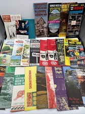 Vintage 1969 AAA Travel Folder Trip PA To Yellowstone & Canada Brochures Maps