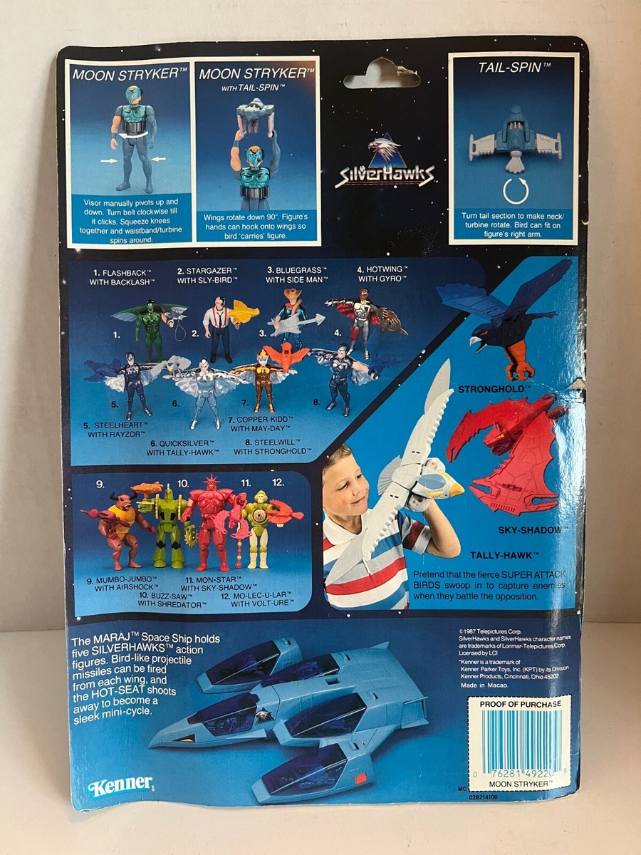 Silverhawks Moon Stryker with Tail Spin on card | eBay Silverhawks Moon Stryker with Tail Spin on card | eBay