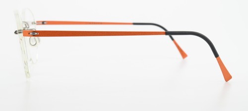 LINDBERG Brille Modell 2110 47 T61 135 Col. U39 Spirit Titanium Orange Randlos - Picture 12 of 21