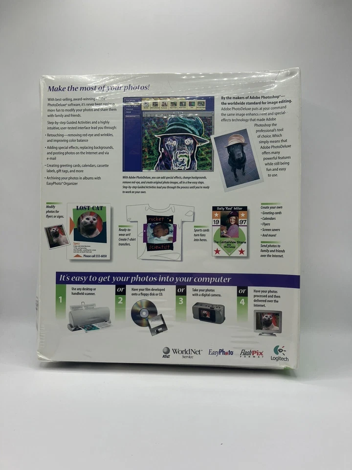 VTG Adobe Photo Deluxe 2.0 For Macintosh MAC OS Used Resealed CD-ROM Photoshop - Image 3 of 3