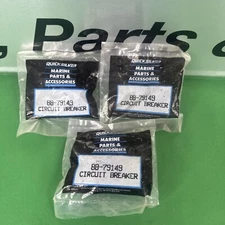 lot of 3 new oem Mercury Quicksilver 88-79149 Circuit Breaker Factory Parts (2K)