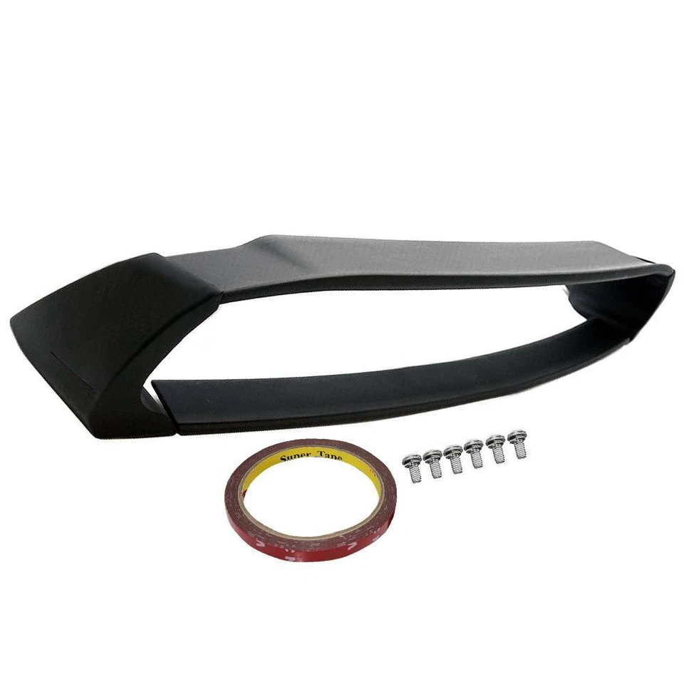 For 11- 16 2nd Gen Scion TC Unpainted Black ABS Plastic Rear Trunk Wing Spoiler Foto 2 de 4