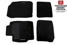 NEW OEM SCION TC BLACK CARPET FLOOR MATS 4 PIECE SET 2005-2010