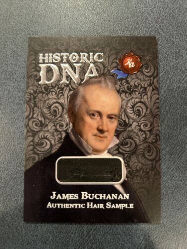 Autographes historiques James Buchanan 2020 POTUS les 36 premiers cheveux ADN 01/33 - Photo 1/2