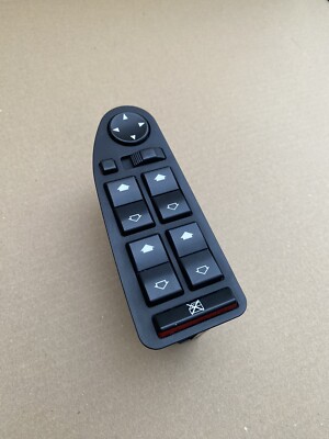 BMW E39 E38 DRIVER MASTER WINDOW CONTROL SWITCH WITH FOLDING