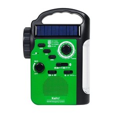 Kaito KA340 Bluetooth Lantern Flashlight with AM/FM NOAA Weather Radio Green