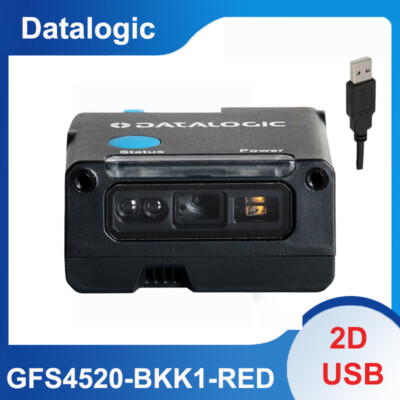 Datalogic Gryphon GFS4520-BKK1-RED USB Fixed Mount 2D Barcode Scanner with Cable