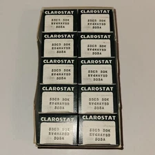 Lot of 10 NOS Clarostat 53C3-50K-S, 2W 50K Ohm Linear Potentiometer RV4NAYSD503A