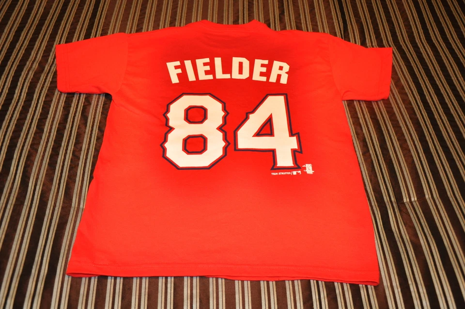 NWOT Texas Rangers Prince Fielder Youth Jersey T-Shirt (L) Large Hat Shirt Polo  - Image 2 of 2