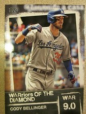 2020 TOPPS WARRIORS OF THE DIAMOND #WOD-35 CODY BELLINGER LOS ANGELES DODGERS