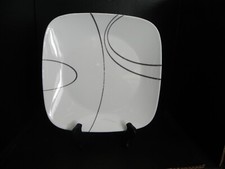 CORNING Corelle Coordinates Porcelain set of 3 SIMPLE LINES Dinner Plates