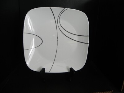 CORNING Corelle Coordinates Porcelain set of 3 SIMPLE LINES Dinner Plates
