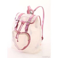 Candy Stripper Vinilo Bolsa Mochila Bolsa Pack