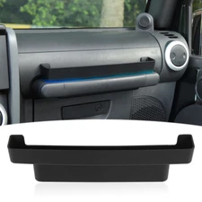 Co-pilot Handle Storage Box Tray for Jeep Wrangler JK 2007-10 Black Accessories