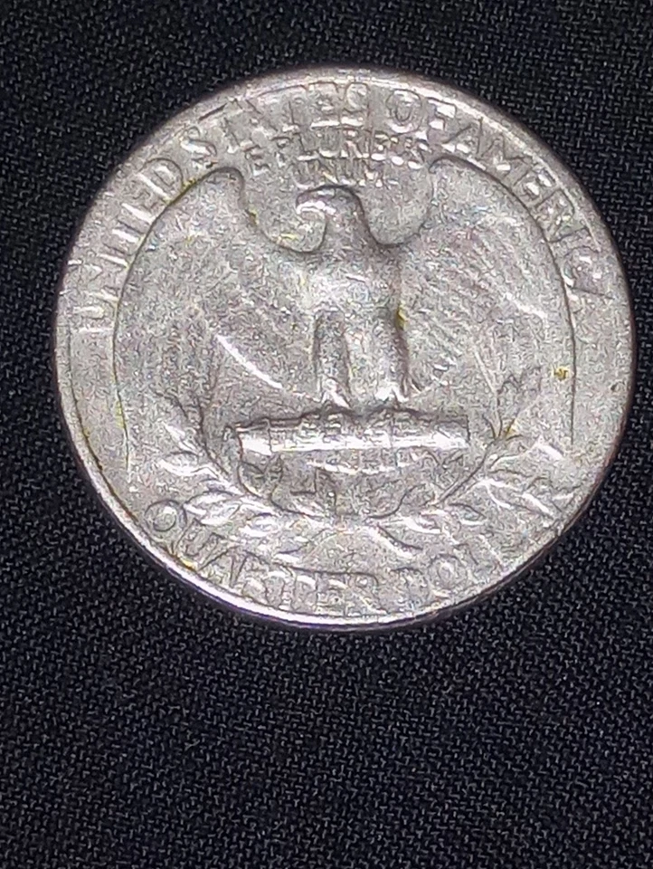 1966 Liberty Quarter Dollar US Coin No Mint Mark Rare Good Condition Mint error - Image 4 of 4