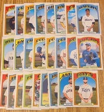 2021 Topps Heritage High Number SP 701-725 Lot 25 Card Set Springer Buehler