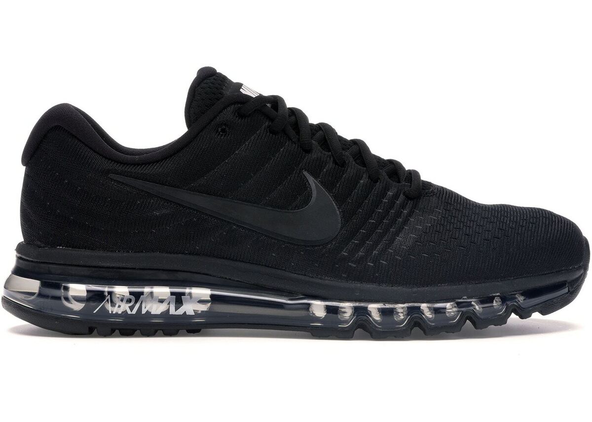 NIKE AIR MAX 2017 TRIPLE BLACK MEN'S SIZE 10.5 NEW With BOX NIKE AIR MAX 2017 TRIPLE BLACK MEN'S SIZE 10.5 NEW With BOX