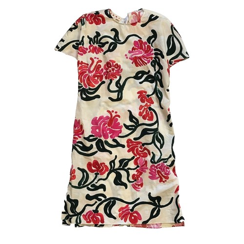 MARNI short sleeve shirt 21SS 50 Cotton Red Floral Print