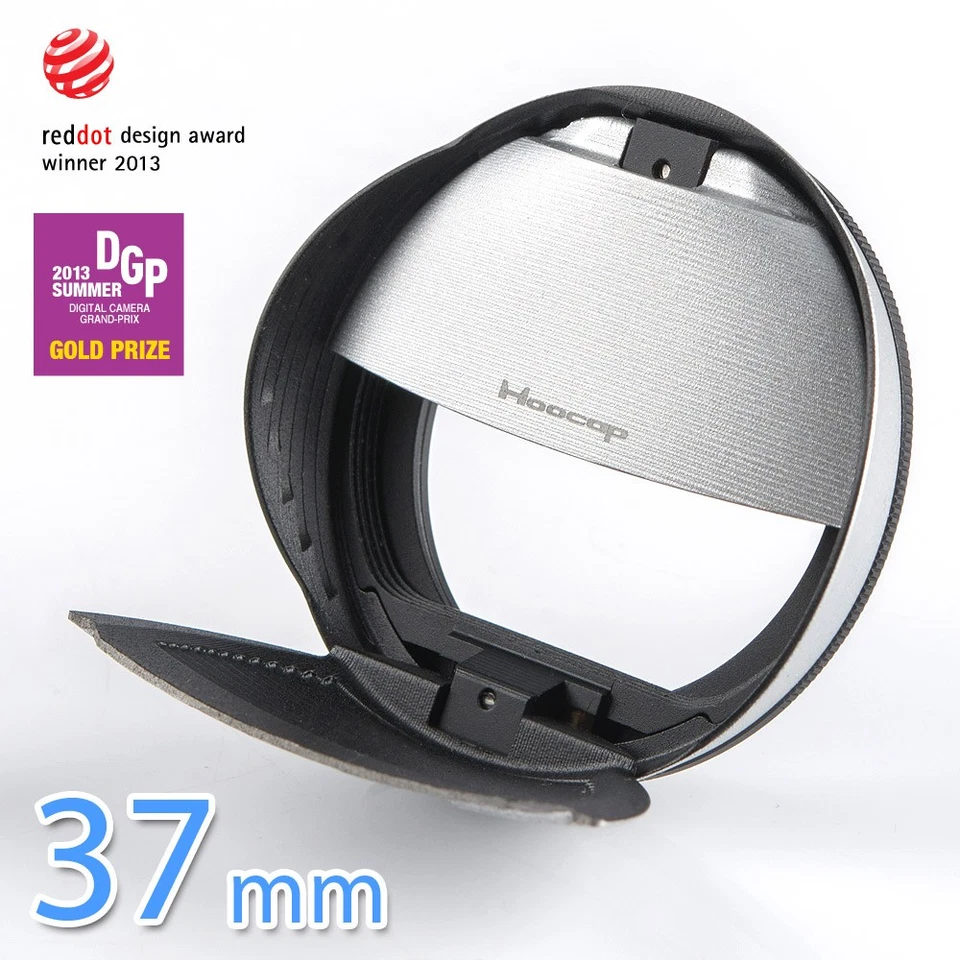 VAWiK Hoocap TX37S aluninum lens cap + hood 2 in 1 fits filter thread 37mm ε - Image 4 of 4