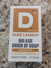 Duke Cannon Supply Co. Big Ass Brick of Soap for Men Sawtooth Bar Soap 10 oz