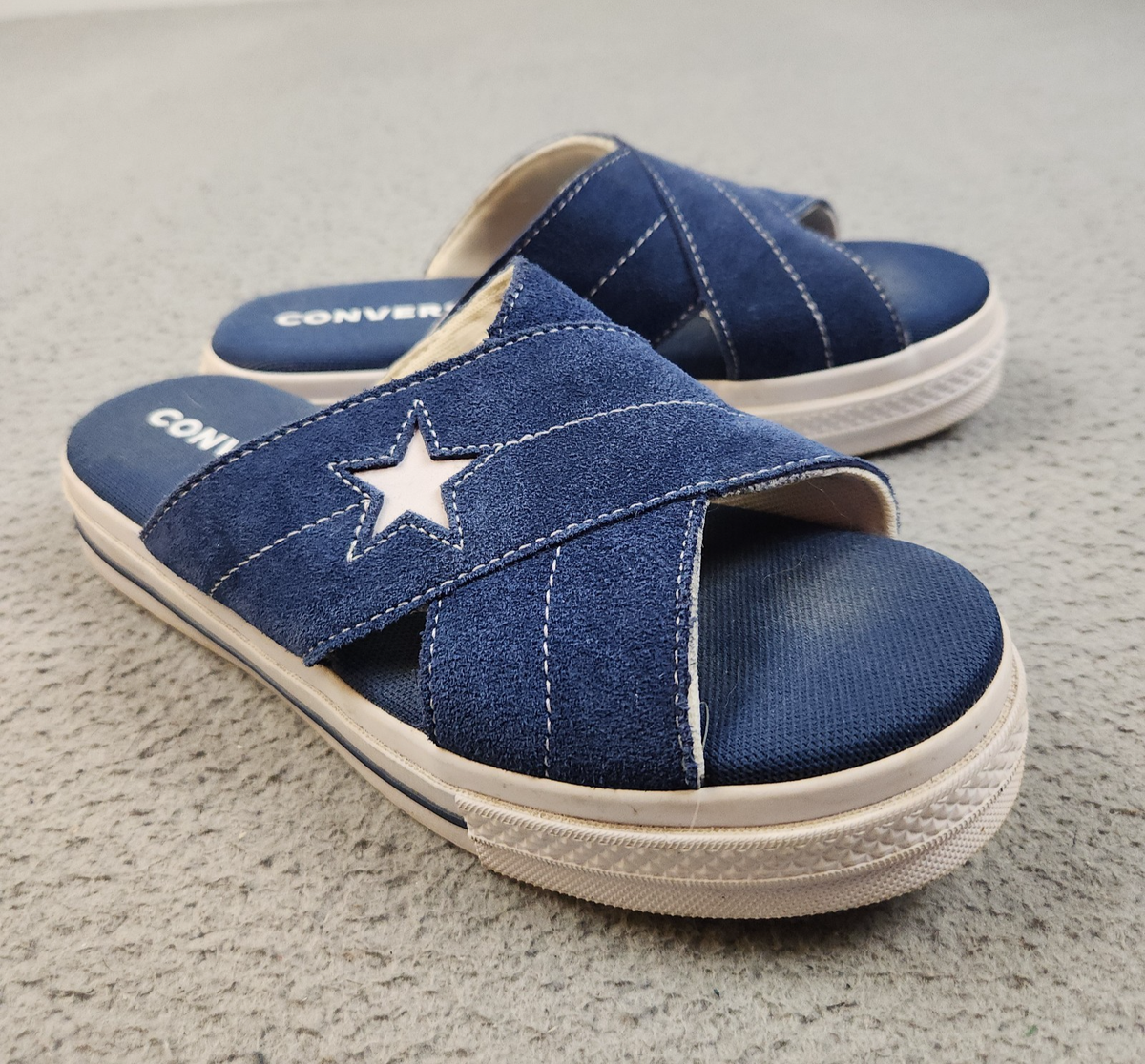 Converse One Star Cross Strap Slide Sandals Women's Shoes Size 7