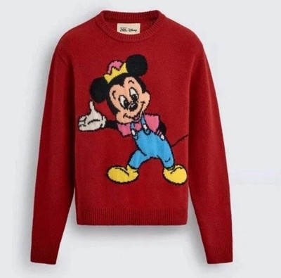 Zara Monty Wollpullover Harry Lambert disny rot Gr. S Ref 5755/376
