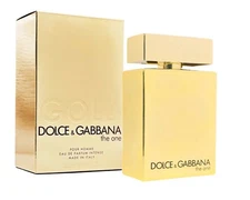 The One Gold by Dolce & Gabbana for men EDP Intense 3.3 oz New in Box