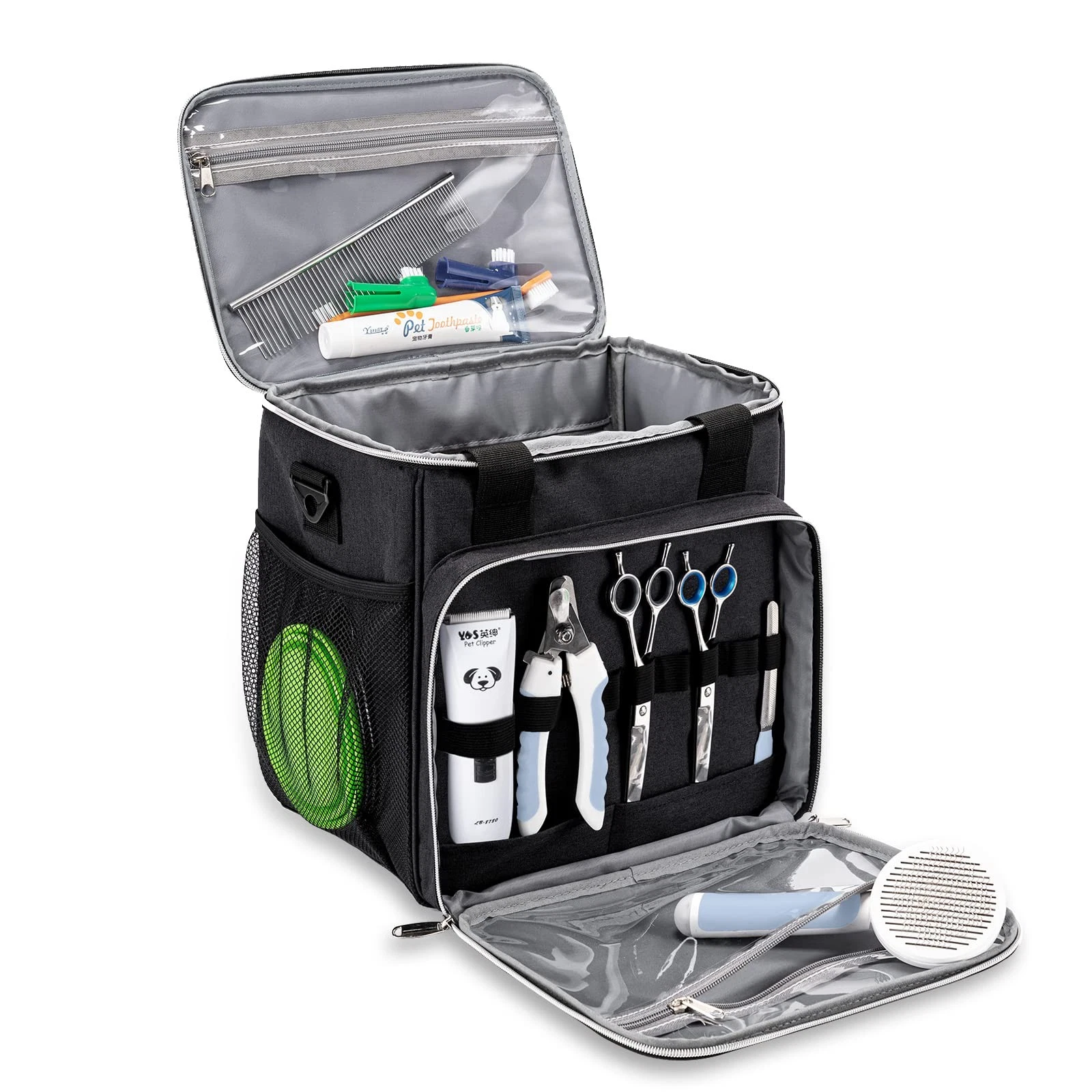 Pet Grooming Bag, Dog Grooming Supplies Organizer Tote Bag, Perfect for Pet G...