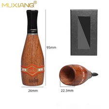 MUXIANG 56 Ring Rosewood Cigar Tips Holder 9mm Filter Cigar Mouthpiece Gift Box