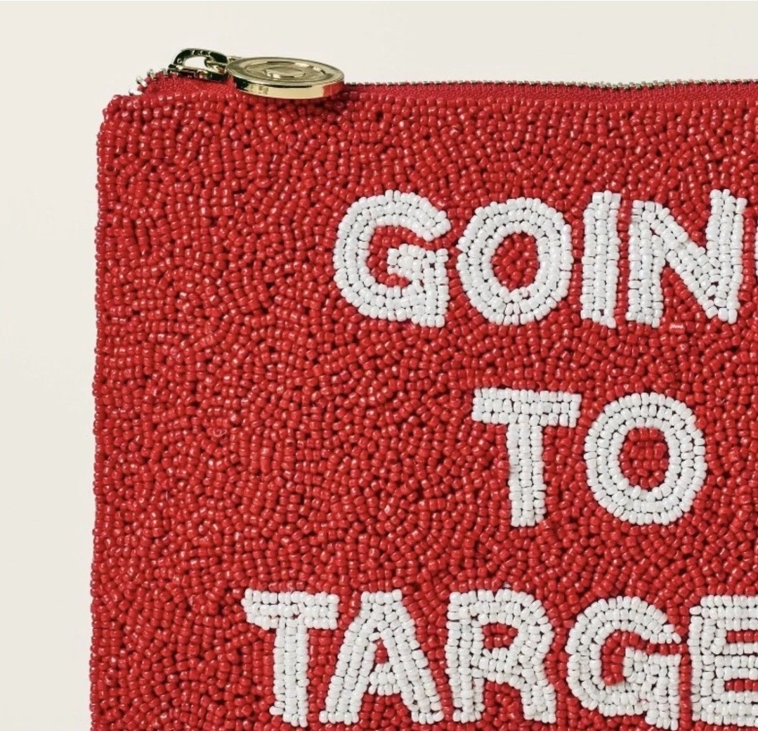 Kate Spade x Target Going To Target Beaded Clutch NEW 2025