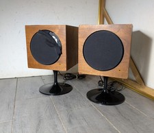 Pair of Wollensak 3M A1050 Walnut Speakers Mi...