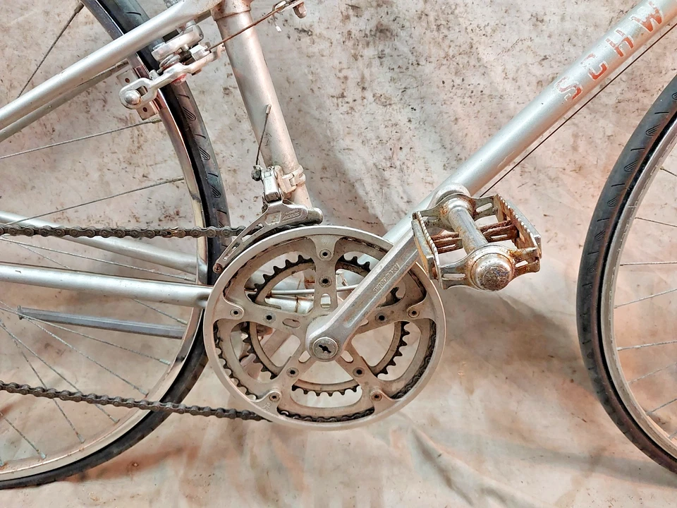 Bicicleta de carretera Panasonic Schwinn Le Tour Mixte 1979 56 cm acero con orejetas medianas ~ Foto 4 de 4