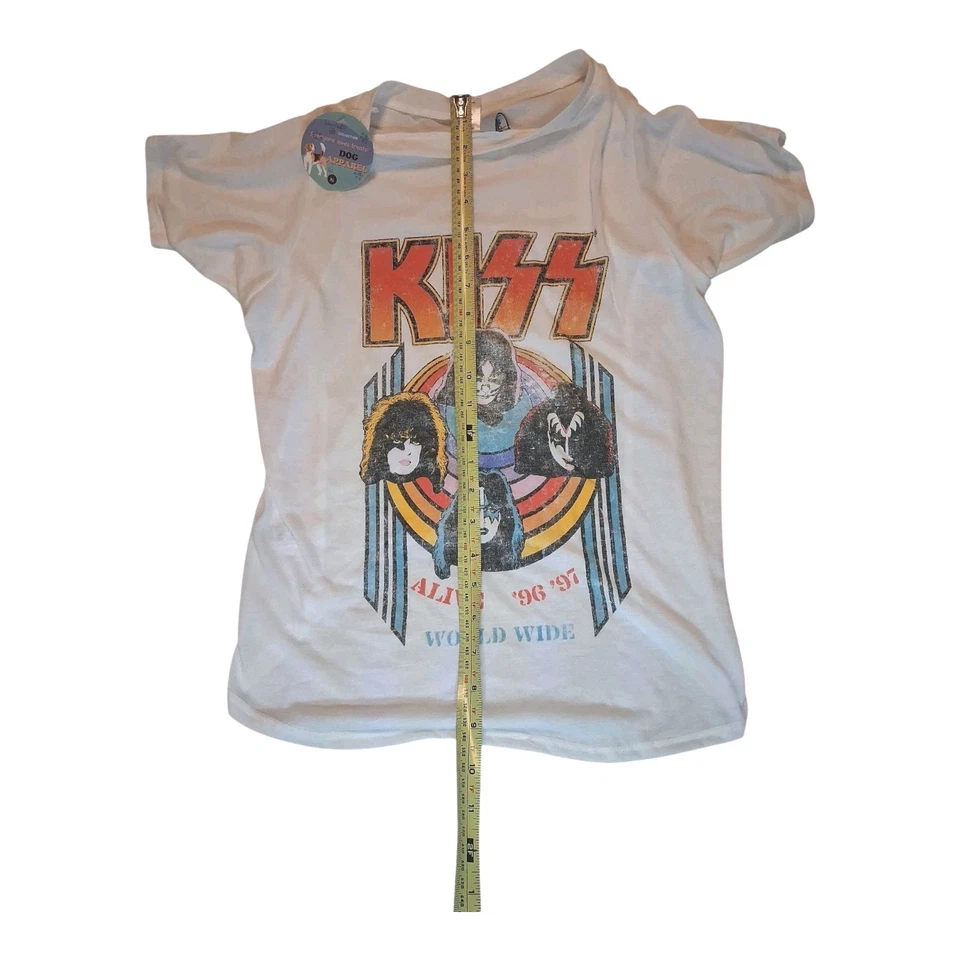 Camisa Blended Collection Kiss Alive Tour '96 '97 Ropa para Perro Banda de Rock XL Nueva Foto 3 de 4